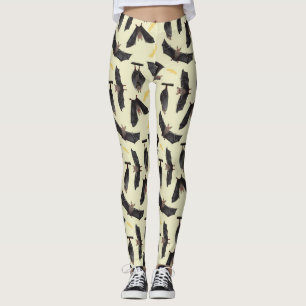 gele vleermuizen leggings