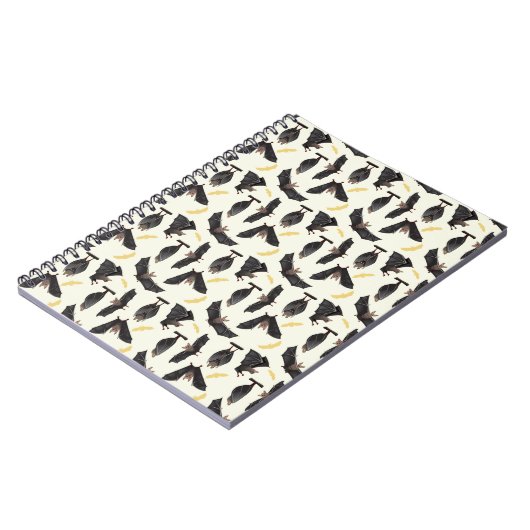 gele vleermuizen notitieboek (Linkerzijde)