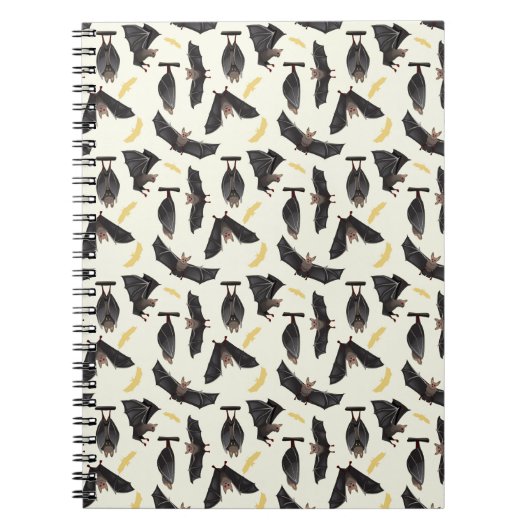 gele vleermuizen notitieboek (Voorkant)