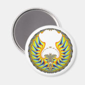 'Gele vleugels' Magneet (Voorkant / Achterkant)