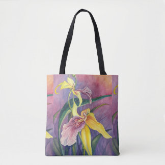 Gele vleugels tote bag