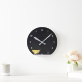 Gele vliegenklok ronde klok (Huis)