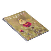 Gele Vlinder Art Bijbel Verse Gebed Journal Notitieboek (Rechterzijde)