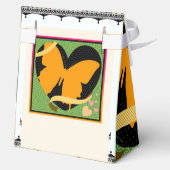 Gele Vlinder Favor Doos Bedankdoosjes (Achterkant)