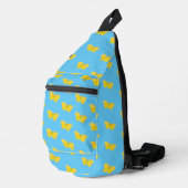 Gele Vlinder Gewone Brimstone Kinder Spel Sling Bag (Rechterhoek)