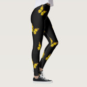 Gele vlinder leggings (Rechts)