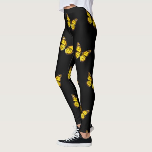 Gele vlinder leggings (Links)