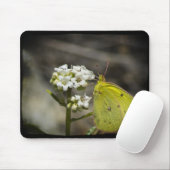 Gele vlinder muismat (Met muis)