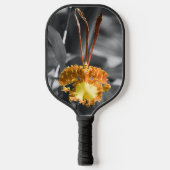 Gele vlinder orchidee bloem pickleball paddle (Voorkant)