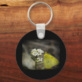 Gele vlinder sleutelhanger (Voorkant)