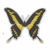 Gele vlinder sticker (Voorkant)