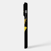 gele vlinder Telefoonhoes voor iPhone15 pro max iPhone Hoesje (Linkerkant)