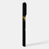 gele vlinder Telefoonhoes voor iPhone15 pro max iPhone Hoesje (Rechterkant)