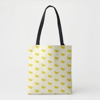 Gele vlinder Vliegende brimstone Tote Bag
