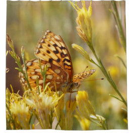 Gele vlinder, Zion NP Utah Douchegordijn