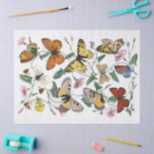 Gele vlinderbloemige reuzenventilator tissuepapier (Craft)