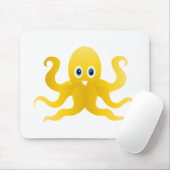 Gele vlinderoctopi muismat (Met muis)