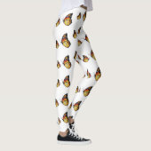Gele Vlinders Kunst Aangepaste Leggings (Rechts)