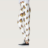 Gele Vlinders Kunst Aangepaste Leggings (Links)