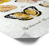 Gele vlinders  Print Downloaden (Hoek)