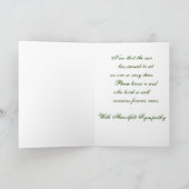 gele vlindersympathiekaart kaart (Binnen)