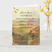 gele vlindersympathiekaart kaart (Gele Bloem)