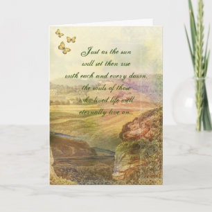 gele vlindersympathiekaart kaart