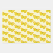 Gele vlindervliegende brimstone inpakpapier vel (Voorkant 2)