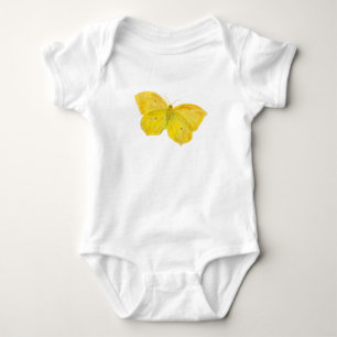 Gele vlindervliegende brimstone romper
