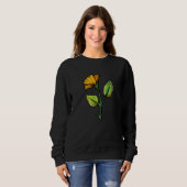 Gele Vloeibare Springtime Gardeners Artwork Trui (Voorkant volledig)