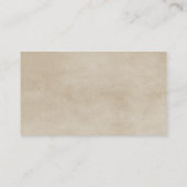 Gele Vlourish Border Weddenschap Place Card Plaatskaartje (Achterkant)