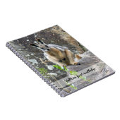 gele voetachtergrond notitieboek (Rechterzijde)