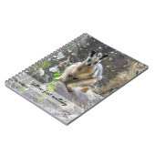 gele voetachtergrond notitieboek (Linkerzijde)