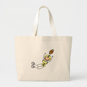 Gele Voetbalspeler Tas