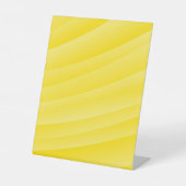 GELE VOETGANGERSTABLEAUSIGN MAKEN RECLAMEBORD MET VOETSTUK (Voorkant)