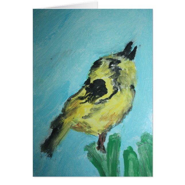 Gele vogel (Voorkant)