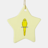 Gele vogel. Canarische. Keramisch Ornament (Rechts)