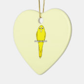 Gele vogel. Canarische. Keramisch Ornament (Links)