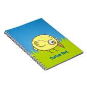 Gele vogel cartoon notitieboek (Rechterzijde)