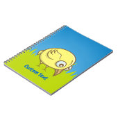 Gele vogel cartoon notitieboek (Linkerzijde)