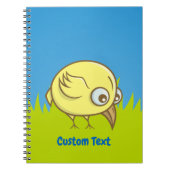 Gele vogel cartoon notitieboek (Voorkant)
