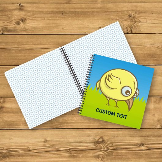 Gele Vogel Cartoon Notitieboek