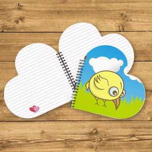 Gele Vogel Cartoon Notitieboek