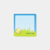 Gele Vogel Cartoon Post-it® Notes (Voorkant)