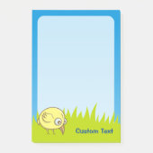 Gele Vogel Cartoon Post-it® Notes (Voorkant)