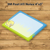 Gele vogel cartoon post-it® notes