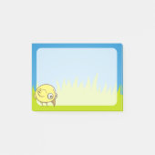 Gele vogel cartoon post-it® notes (Voorkant)