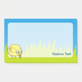 Gele Vogel Cartoon Post-it® Notes (Voorkant)