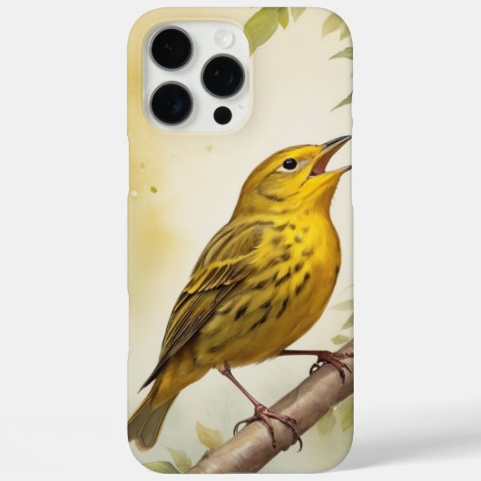 gele vogel Case-Mate iPhone case (Achterkant)