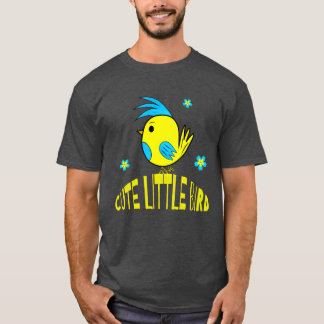Gele vogel grappig t-shirt